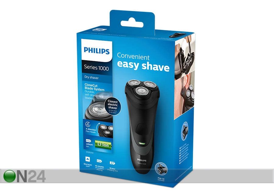 Parranajokone Philips Series 1000 kuvasuurennos