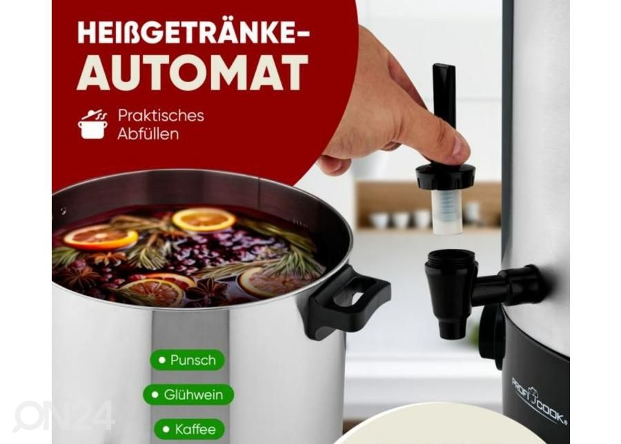 Pastörointi-juomasäiliö 32L ProfiCook PCEKA1283 kuvasuurennos