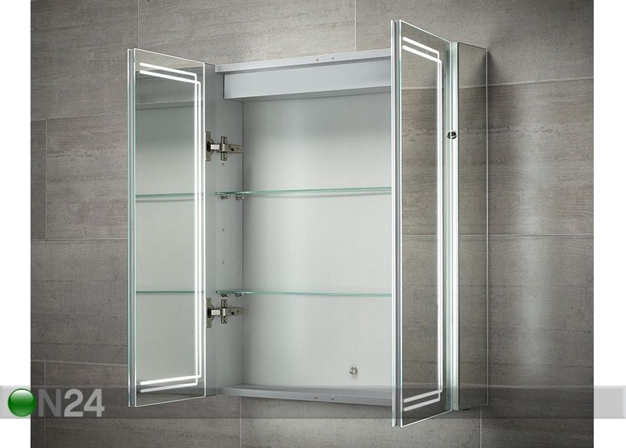 Peili LED-valaistuksella Harlow 70x60 cm kuvasuurennos