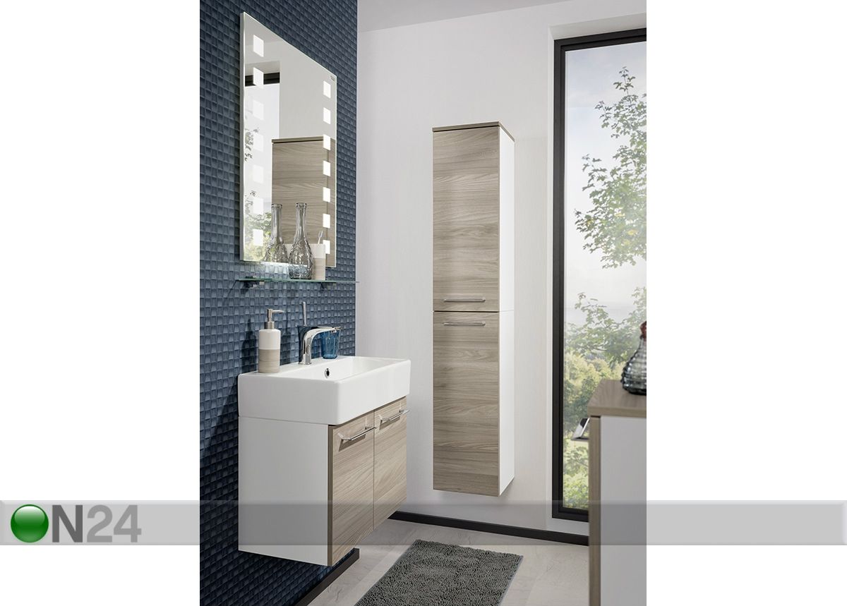 Peili valaistuksella Lima 80x75 cm kuvasuurennos