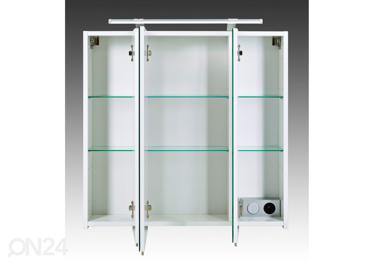 Peilikaappi LED-valaisimella Dorina 80 cm kuvasuurennos