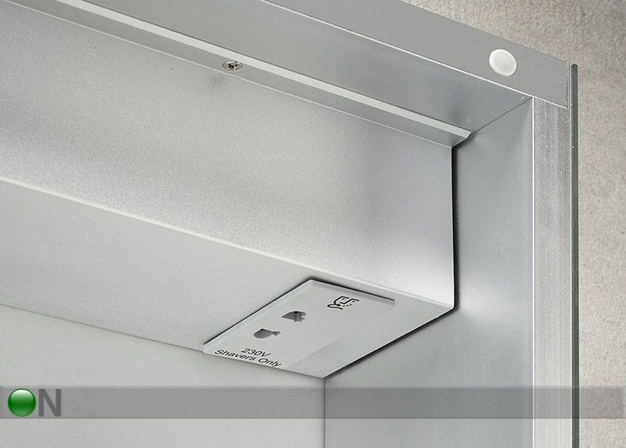 Peilikaappi LED-valaistuksella Harlow 70x50 cm kuvasuurennos