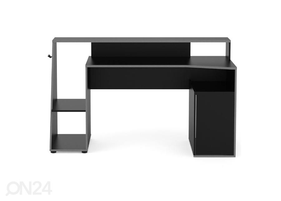 Pelipöytä Tedy 67x158 musta / harmaa kuvasuurennos