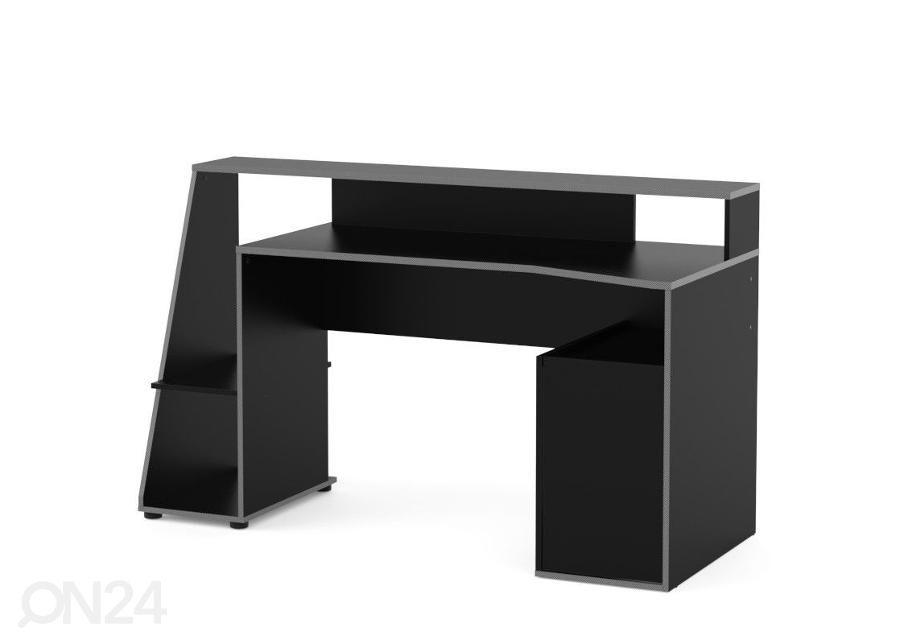 Pelipöytä Tedy 67x158 musta / harmaa kuvasuurennos