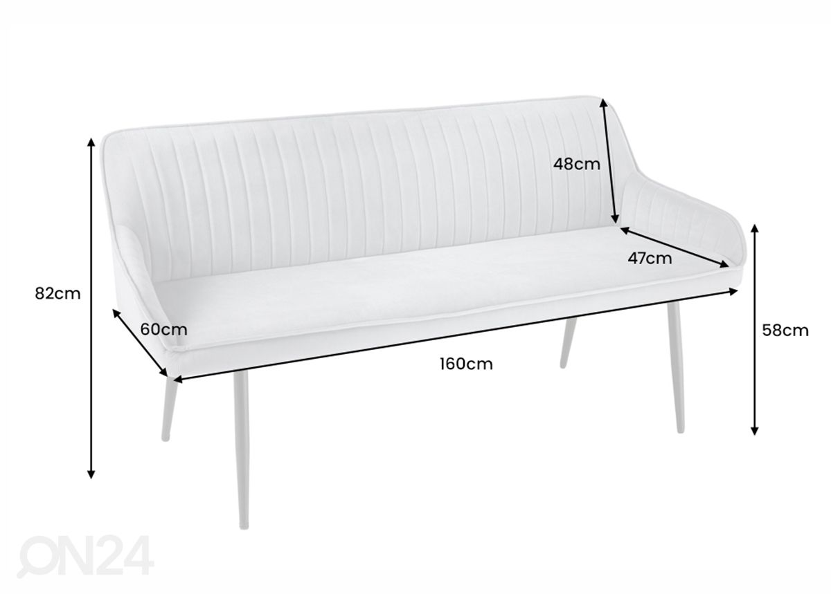 Penkki Turin 160 cm kuvasuurennos