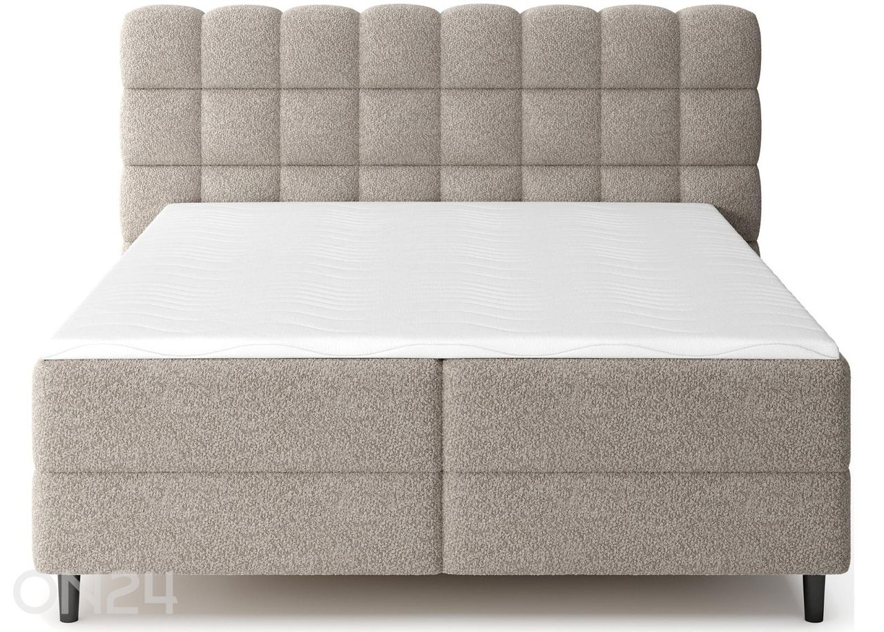 Pesukastilla varustettu kontinenttityyppinen sänky Camma 140x200 cm kuvasuurennos