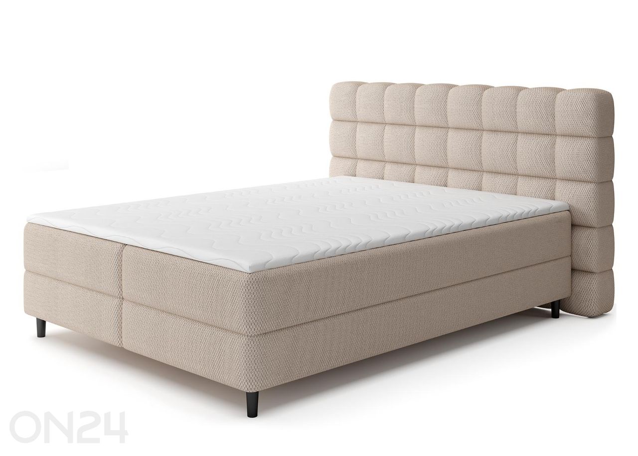 Pesukastilla varustettu kontinenttityyppinen sänky Camma 140x200 cm kuvasuurennos