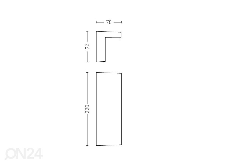Philips Bustan seinävalaisin 2x4,5 W 1000lm 2700K kuvasuurennos
