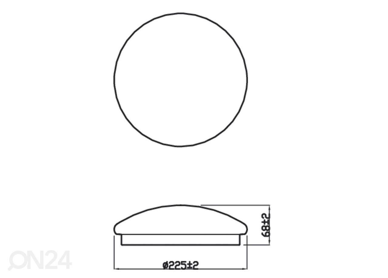 Philips Moire kattovalaisin 6 W 2700K kuvasuurennos