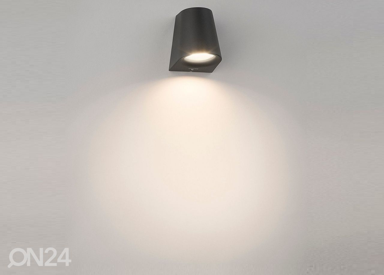 Philips Virga seinävalaisin 3 W 2700K musta kuvasuurennos