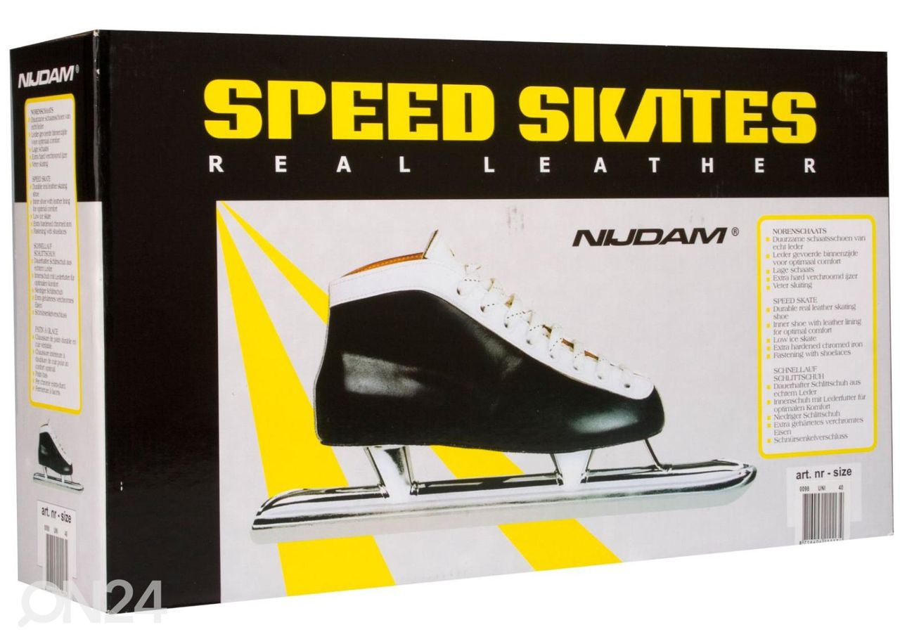 Pikaluistimet Low Leather Nijdam kuvasuurennos