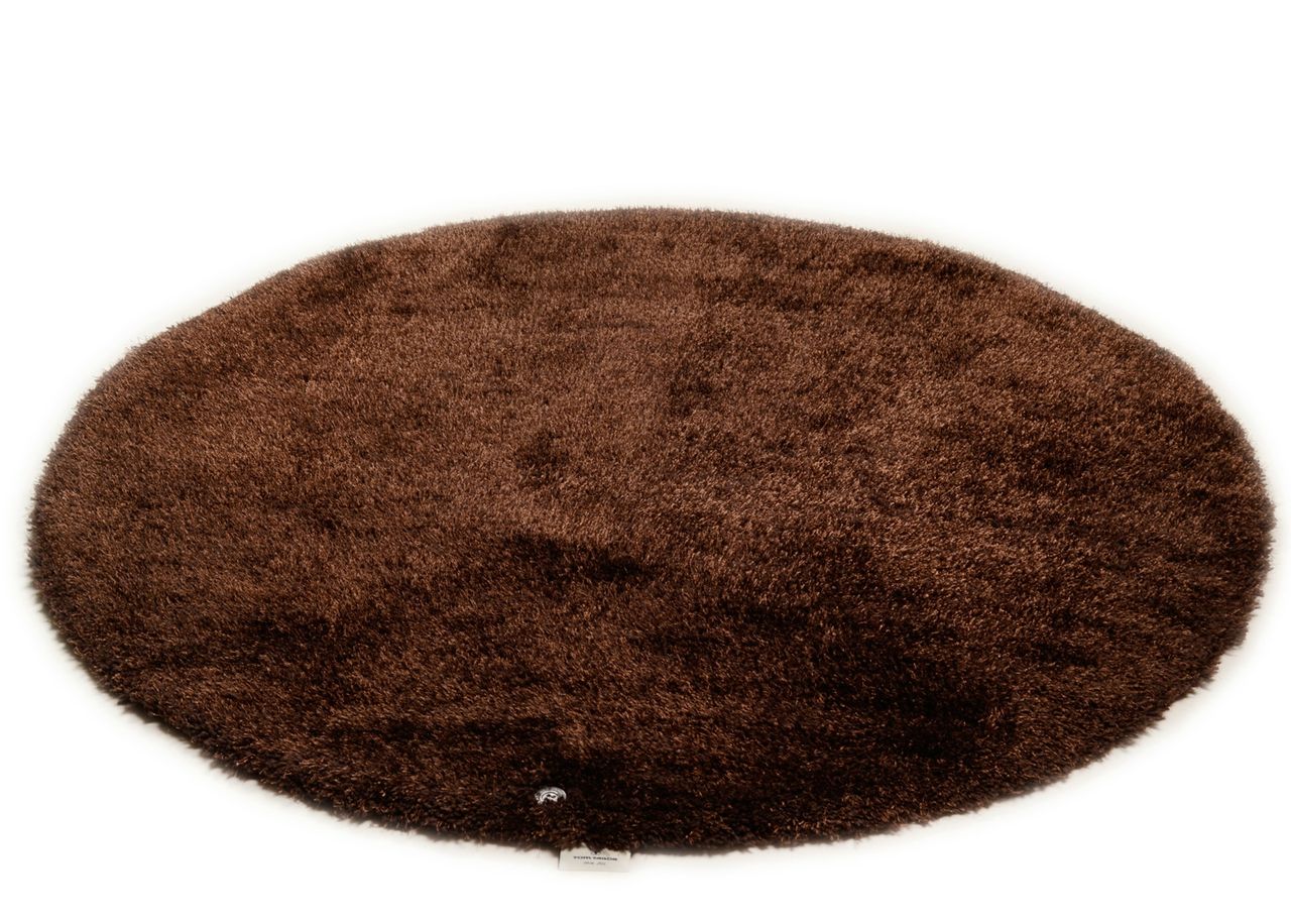 Pitkänukkainen matto SOFT UNI Ø 140 cm kuvasuurennos