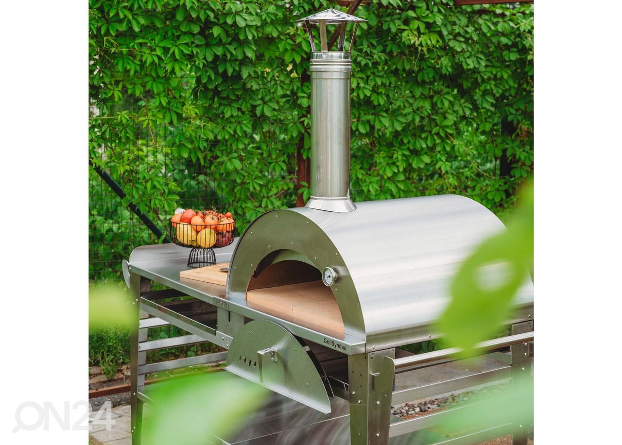 Pizzauuni pöytätasolla Pizzo-XL-set-inox kuvasuurennos