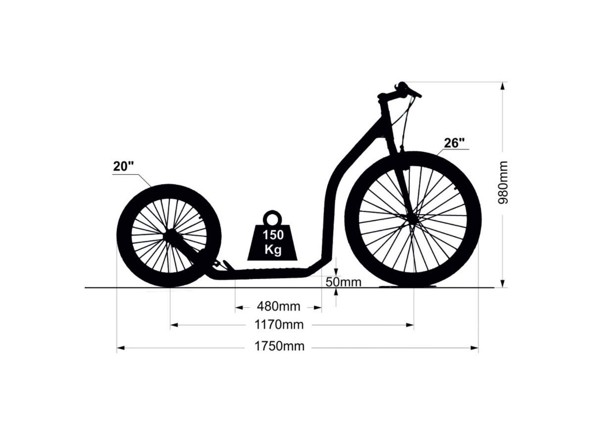 Potkupyörä Crussis Urban 4.4 kuvasuurennos