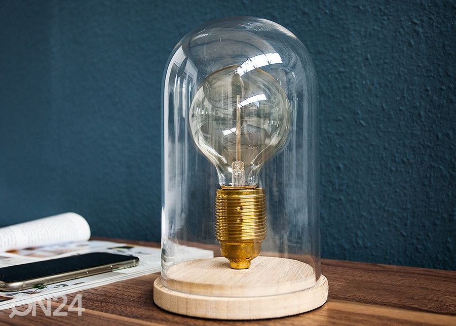 Pöytävalaisin Edison kuvasuurennos