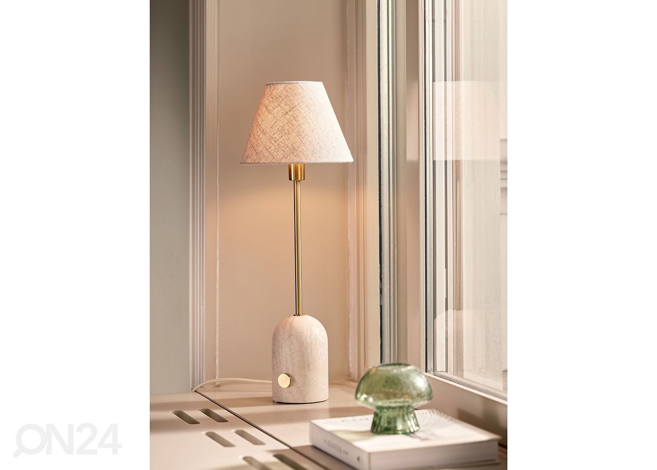 Pöytävalaisin Gino 20, beige kuvasuurennos
