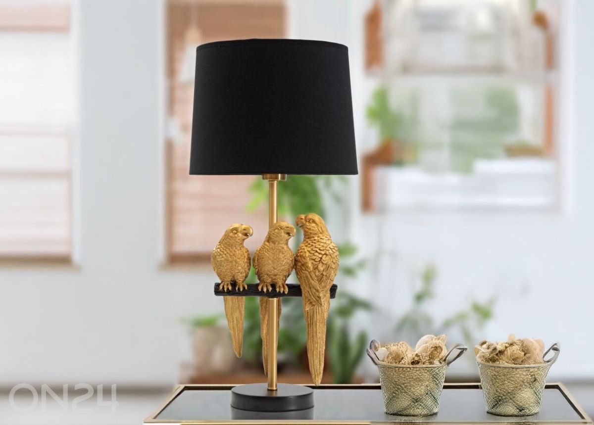 Pöytävalaisin Pappagalli 30x62,5 cm kuvasuurennos