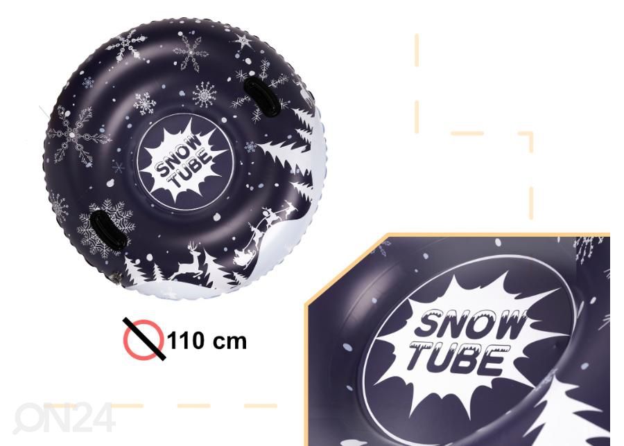 Puhallettava pulkka Snowtube 110 cm kuvasuurennos