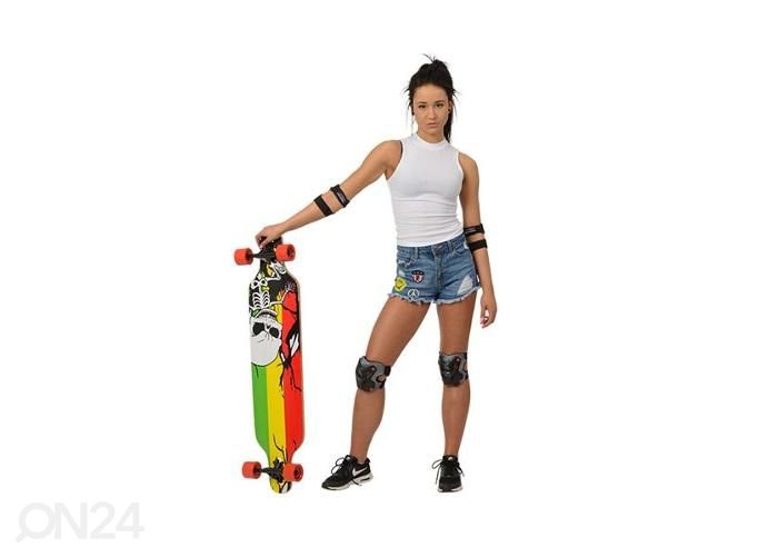 Puinen Longboard Nils Extreme Homeland Skeleton kuvasuurennos