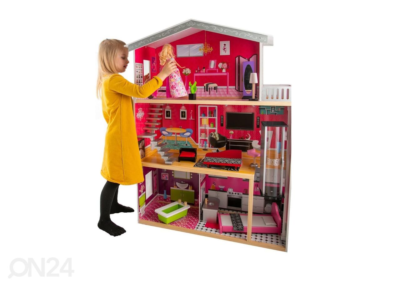 Puinen nukkekoti Christella Gerardo's Toys kuvasuurennos
