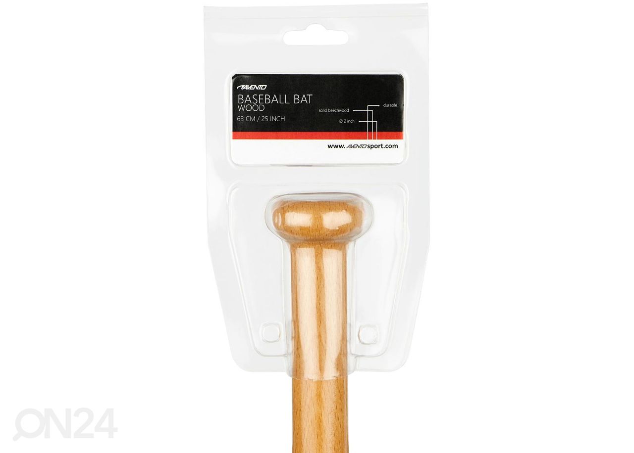 Puinen pesäpallomaila Avento 63 cm kuvasuurennos