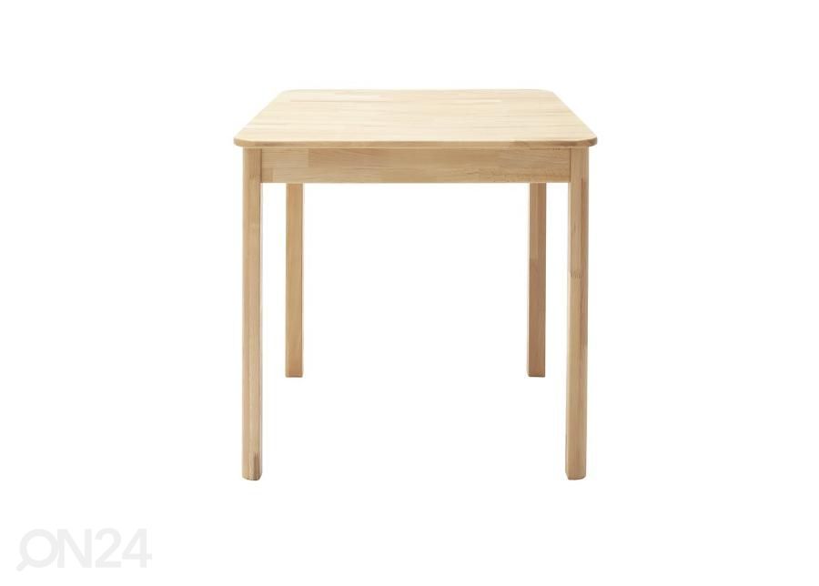 Puinen ruokapöytä Oskar 80x80 cm kuvasuurennos