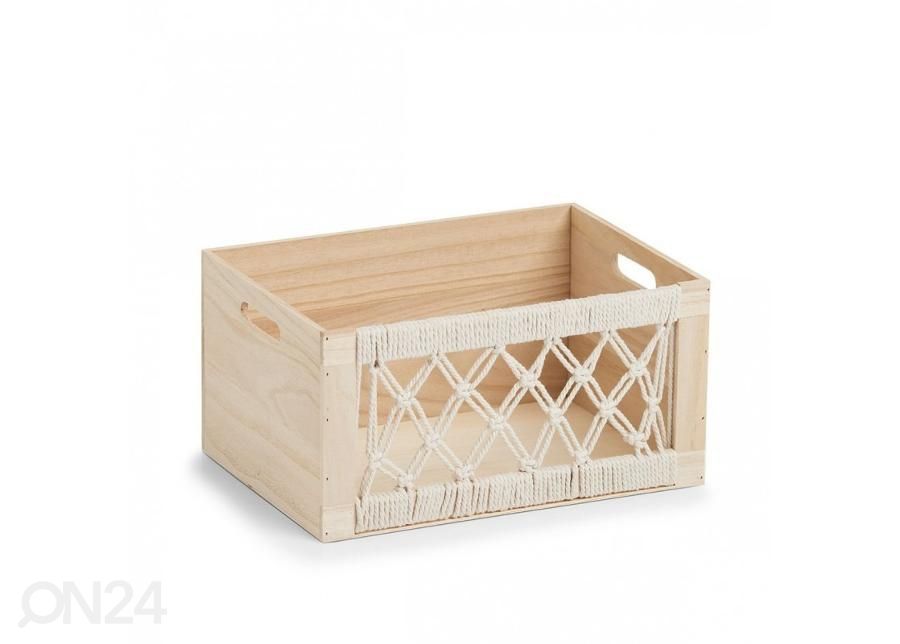 Puinen säilytyslaatikko, Boho kuvasuurennos