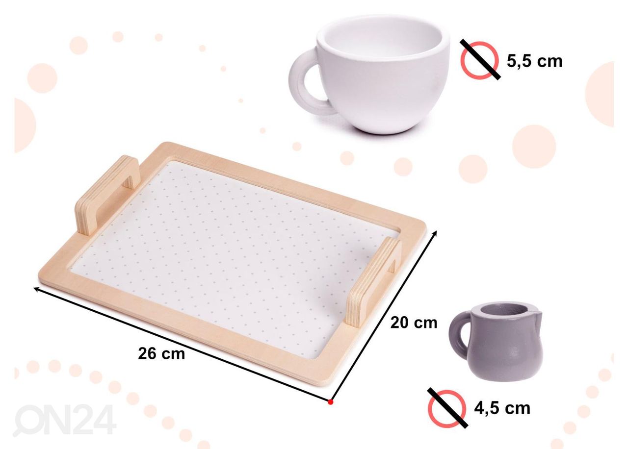 Puinen teeastiasto kuvasuurennos