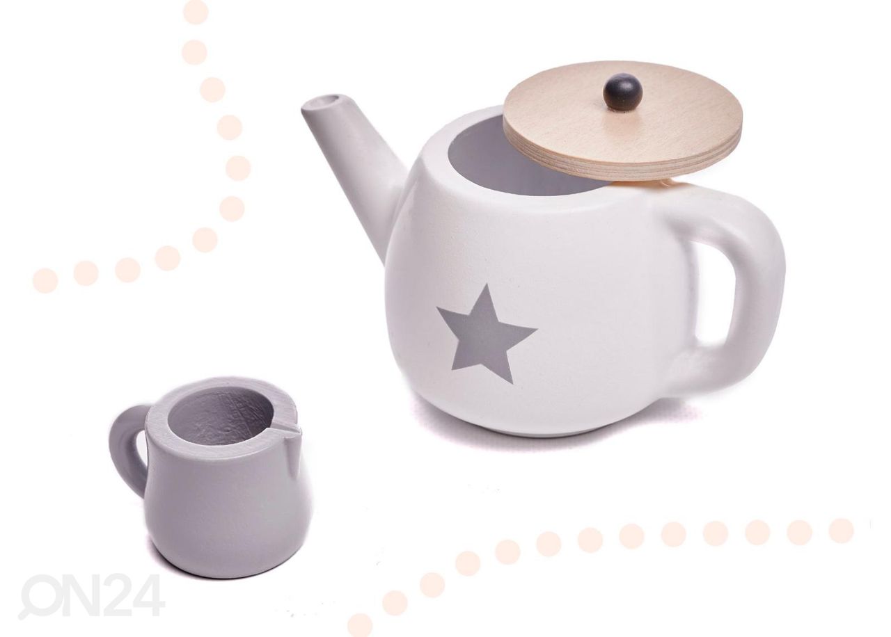 Puinen teeastiasto kuvasuurennos