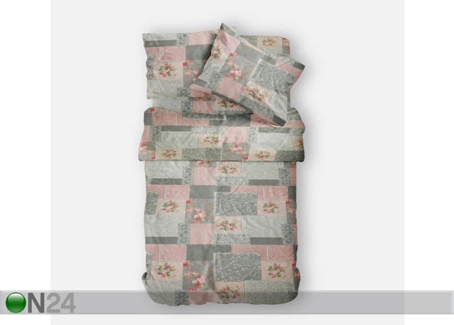 Pussilakana PatchworkRose kuvasuurennos