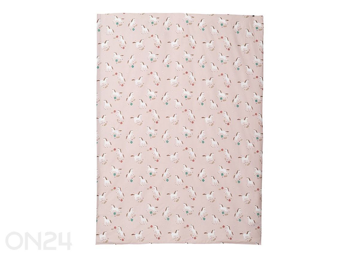 Pussilakanasetti Hevoset, pussilakana 102x210 cm + tyynyliina 40x60 cm kuvasuurennos