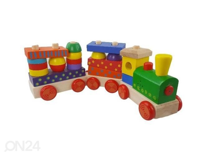 Puujuna äänitehosteilla Gerardo's Toys kuvasuurennos