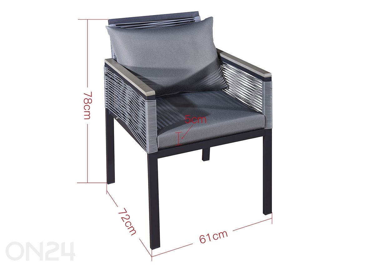 Puutarhakalusteet Corto kuvasuurennos