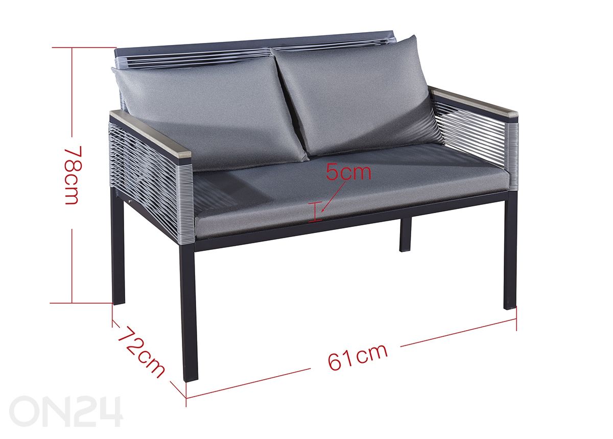 Puutarhakalusteet Corto kuvasuurennos