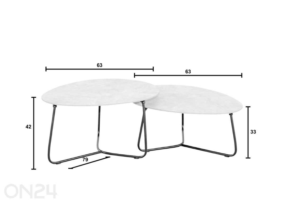 Puutarhakalustesetti Pine Key kuvasuurennos