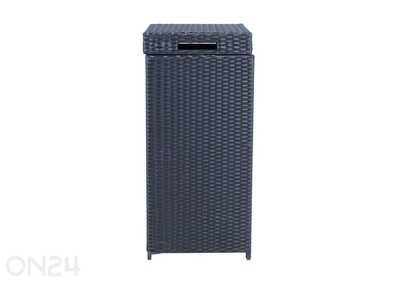 Puutarhan roskalaatikko Wicker kuvasuurennos
