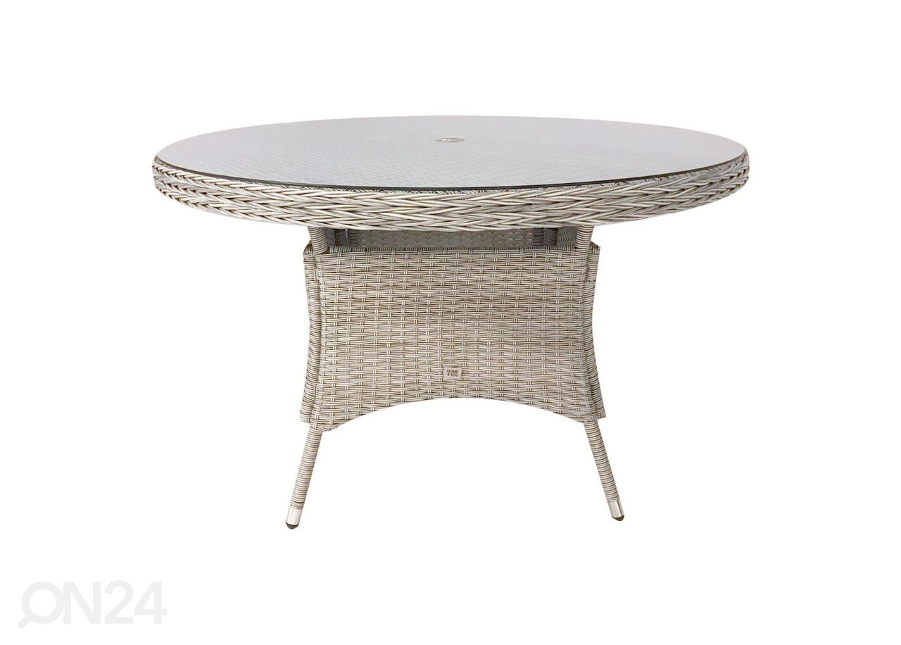 Puutarhapöytä Ascot Ø 121 cm kuvasuurennos