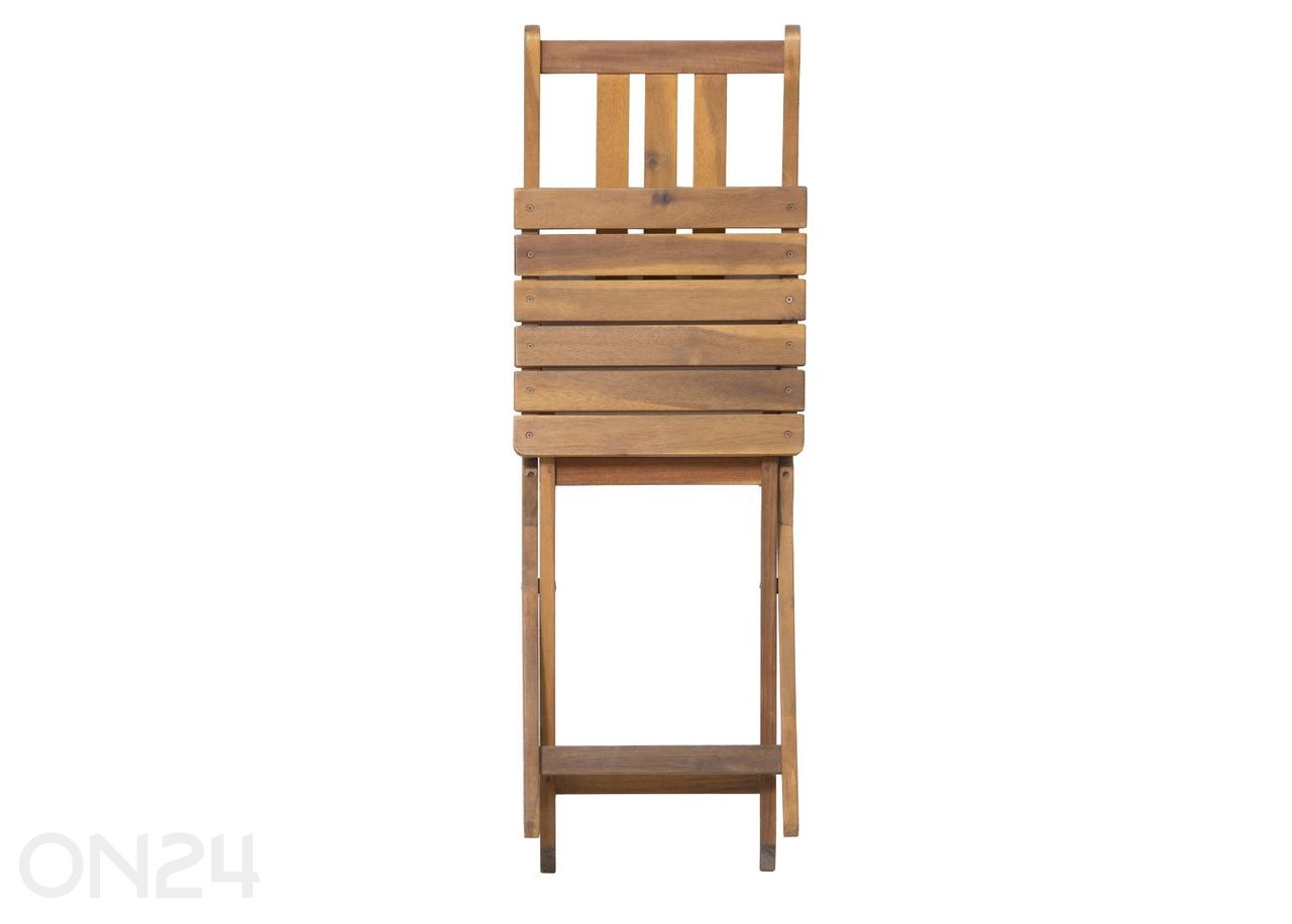 Puutarhapöytä ja 2 tuolia kuvasuurennos