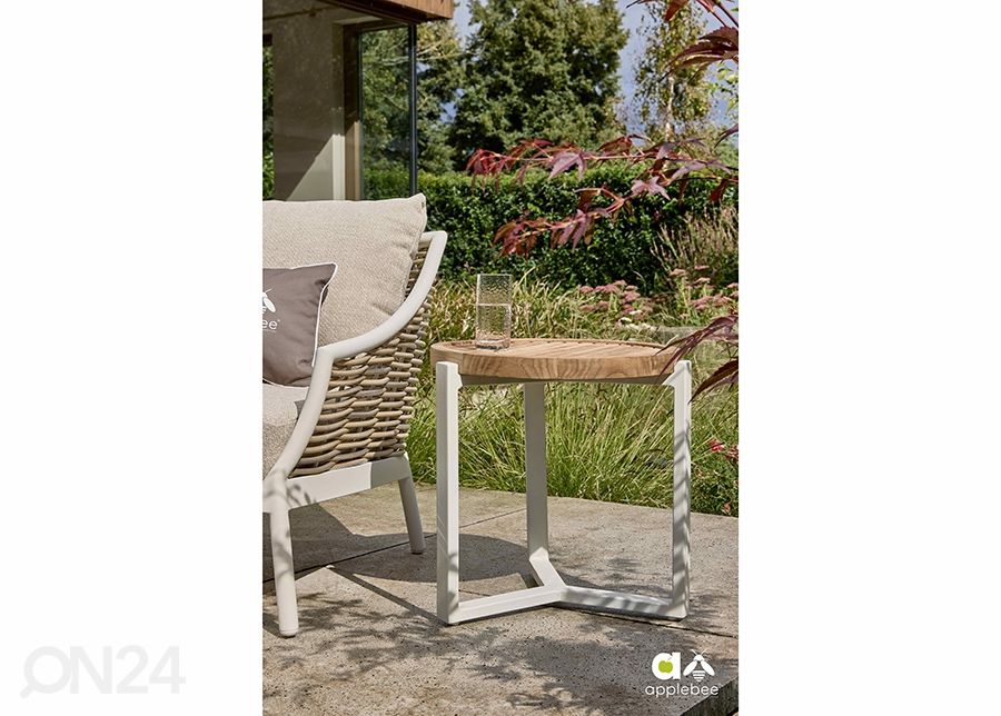 Puutarhapöyta Monaco Ø 45 cm kuvasuurennos
