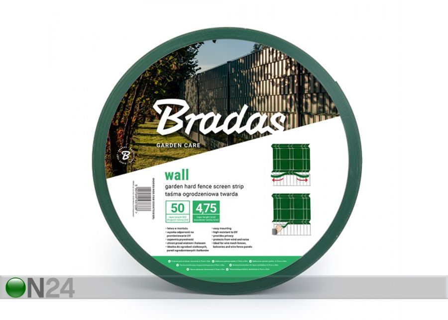 Puutarhaverkko Bradas Wall 1200 g/m², 50 m kuvasuurennos