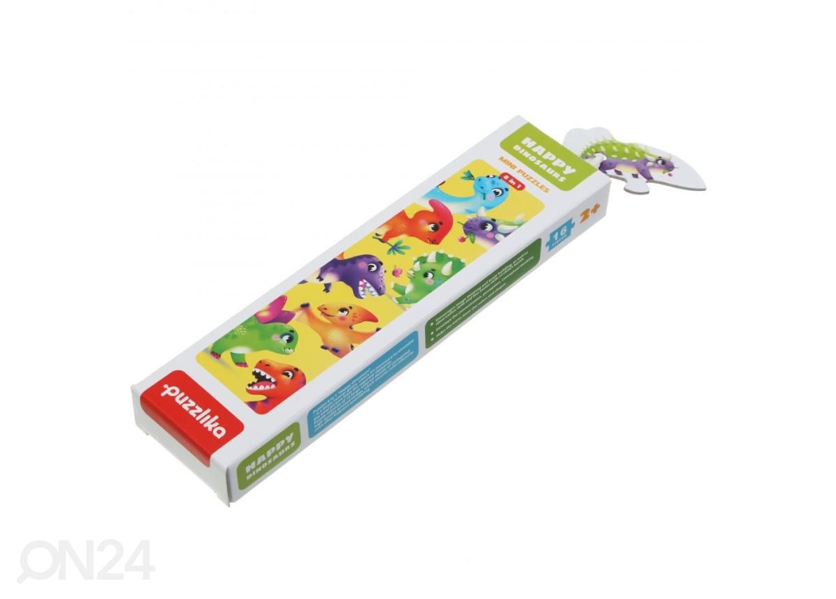 Puzzlika Palapeli Onneliset dinosaurukset 8in1 kuvasuurennos