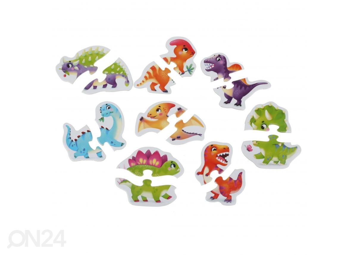 Puzzlika Palapeli Onneliset dinosaurukset 8in1 kuvasuurennos