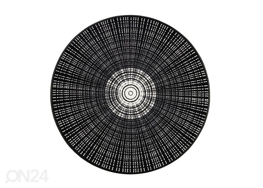 Pyöreä matto Cascara black Ø 115 cm kuvasuurennos