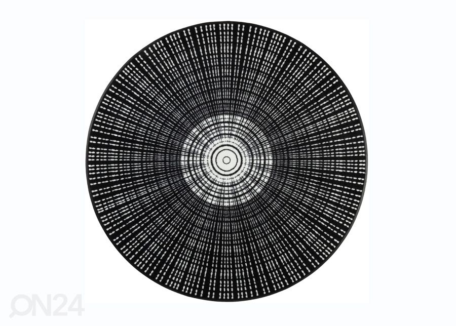Pyöreä matto Cascara black Ø 145 cm kuvasuurennos