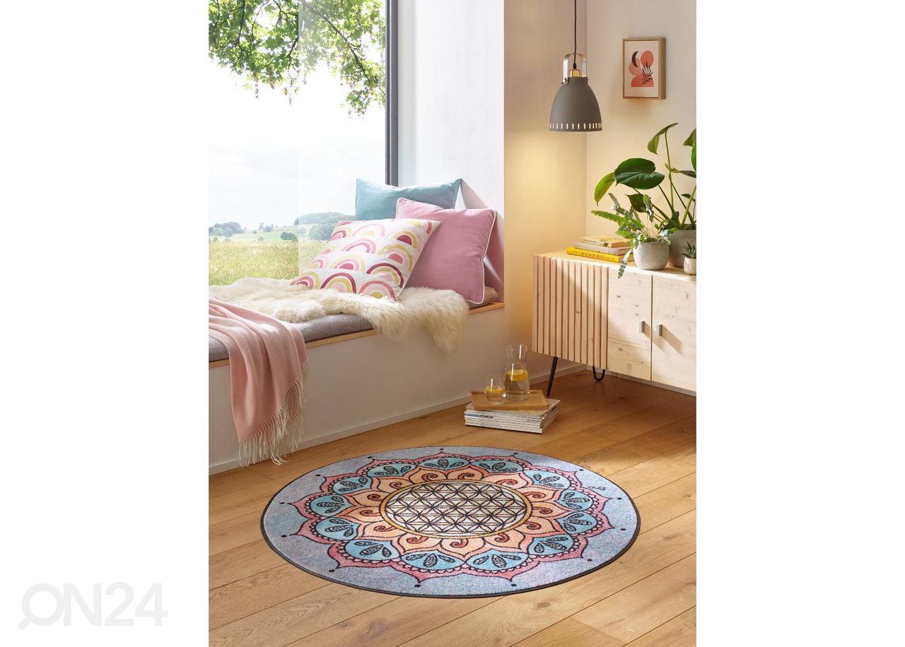 Pyöreä matto Harmony Pattern Ø 115 cm kuvasuurennos