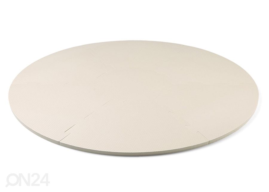 Pyöreä palamatto, beige kuvasuurennos