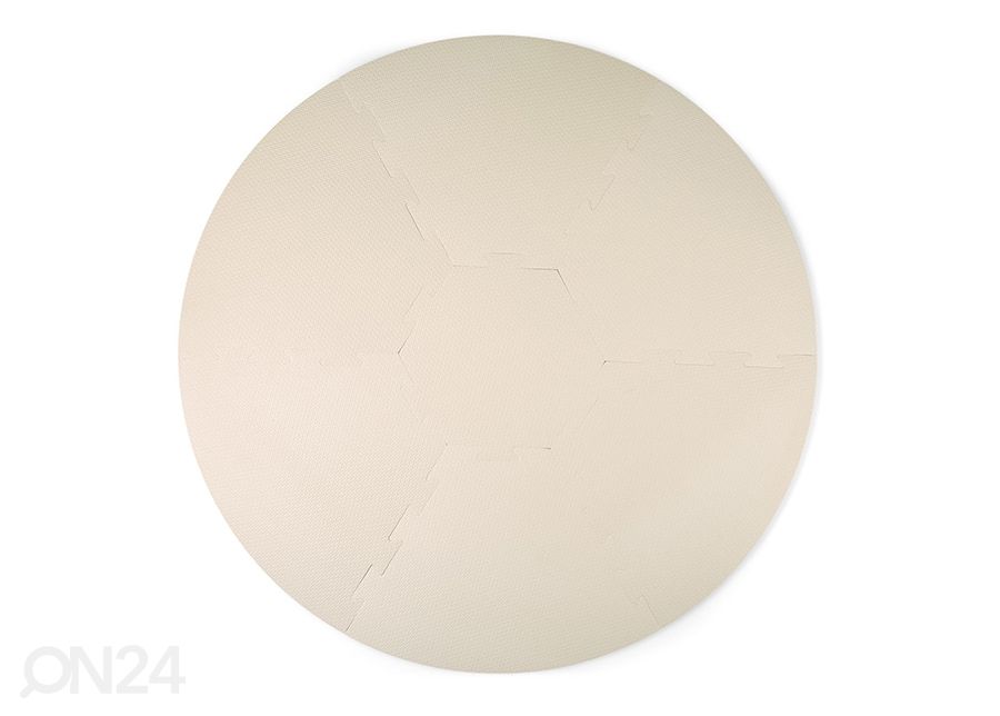 Pyöreä palamatto, beige kuvasuurennos