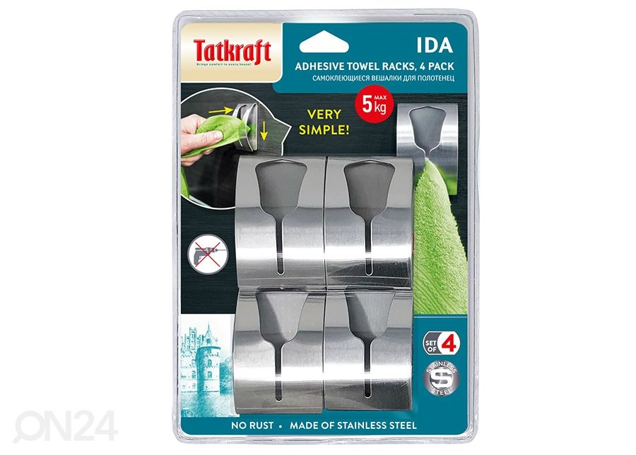 Pyyhepidike Tatkraft Ida Strong 4 kpl kuvasuurennos
