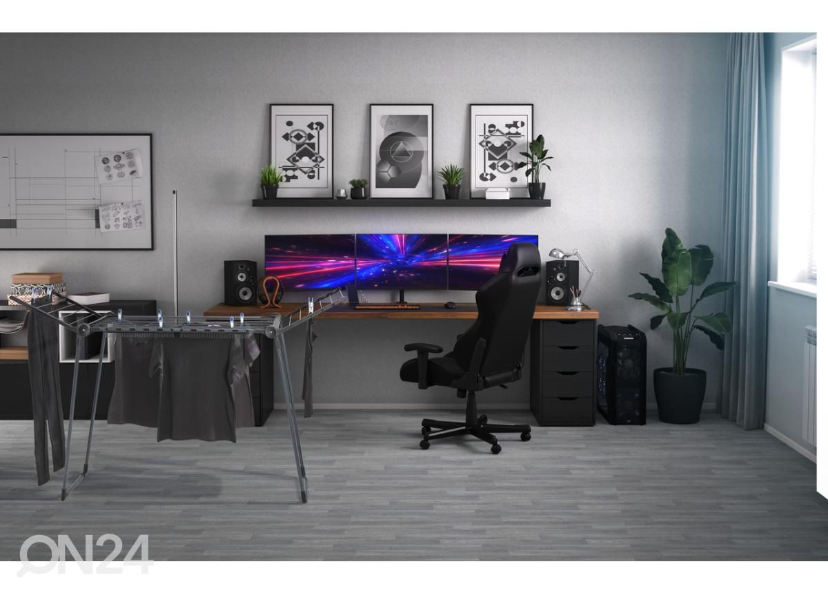 Pyykinkuivausteline Leifheit Pegasus 150 Black Diamond kuvasuurennos