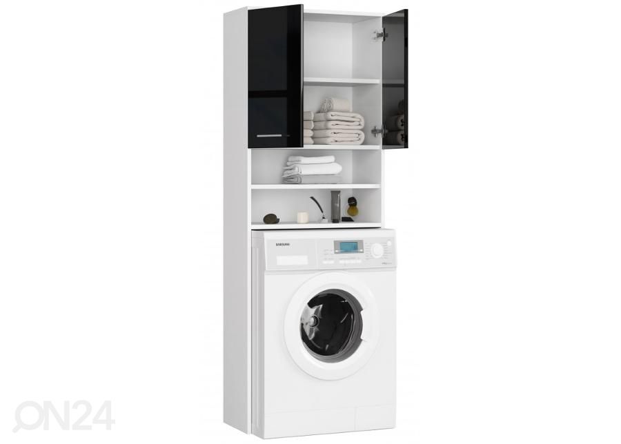 Pyykkikone kaappi kuvasuurennos